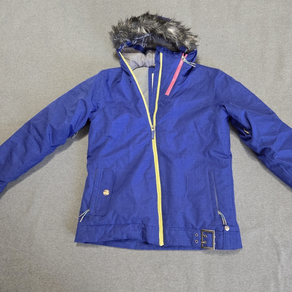 Millenium Three M3 Ski Snowboard Hooded Jacket Coat Youth Girls XL Removable Fur